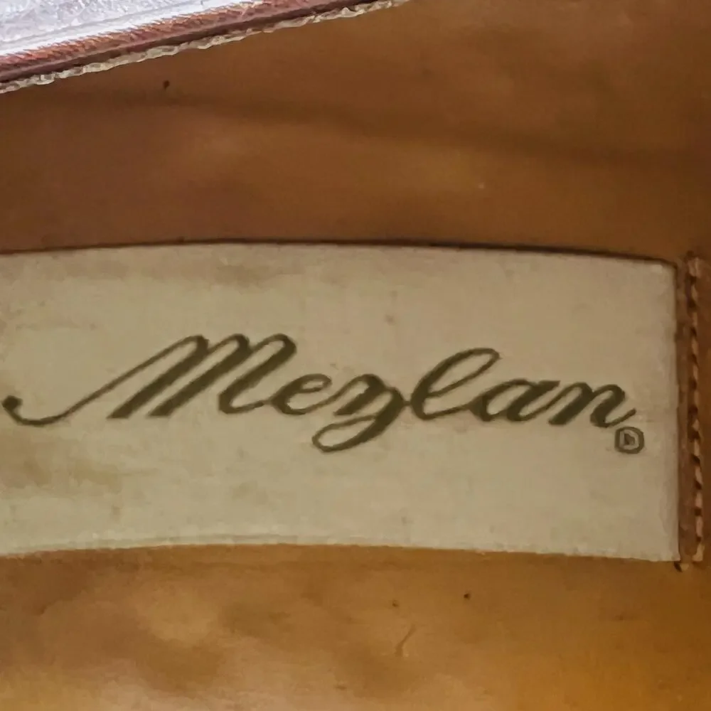 Mezlan Shoes Mens 12 Brown Leather Hudson Wingtip Derby Oxford Dress Brogue